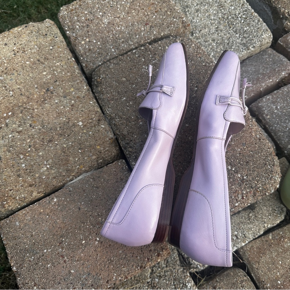 Women's Lilac Slip-On Loafers - Comfortable Casual Flats - Picture 4 of 10